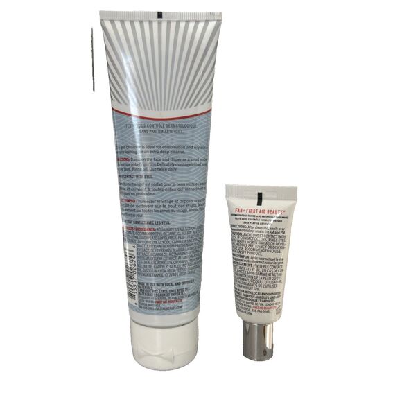 First Aid Beauty Bundle Retinol Eye Cream & Cleanser Red Clay 4.7oz - Picture 5 of 6